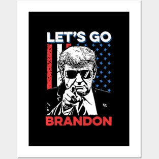 Let'S Go Brandon Donal Trump Posters and Art